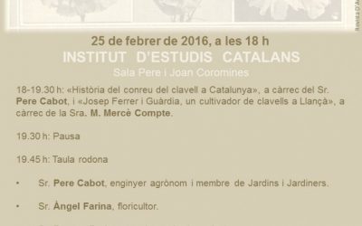 HISTÒRIA DEL CONREU DEL CLAVELL A CATALUNYA