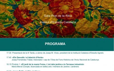 III TARDA DE JARDINS I JARDINERS