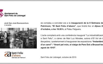 EXPOSICIÓ “Anant pel món, el viatge de Pere Dot a Brussel·les, agost de 1910”