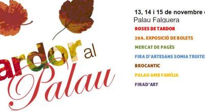 TARDOR AL PALAU, 13, 14 i 15   de novembre de 2015